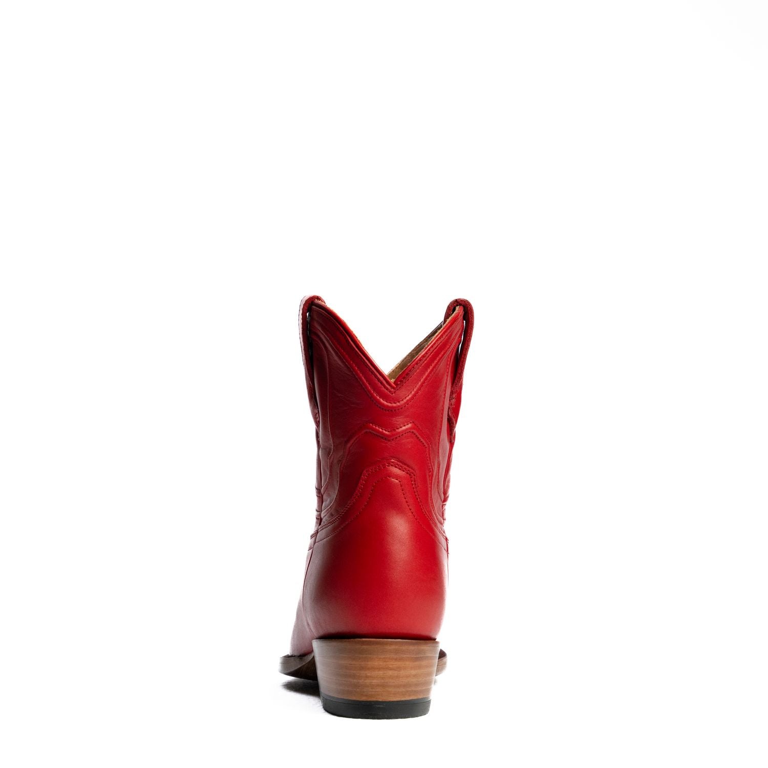 The Thistle | Women's Bootie | Natural Grain Calfskin Leather | Carmine