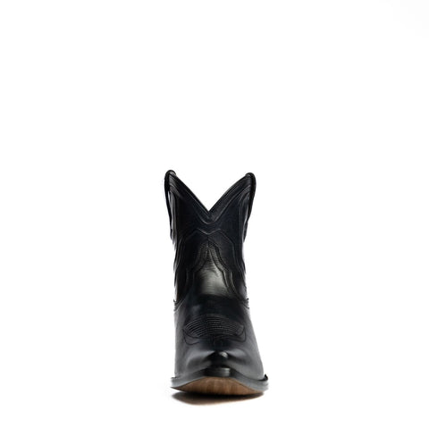 The Thistle | Women's Bootie | Natural Grain Calfskin Leather | Obsidian