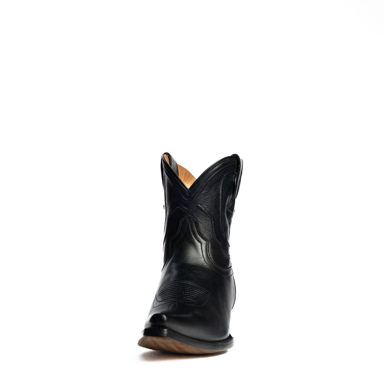 The Thistle | Women's Bootie | Natural Grain Calfskin Leather | Obsidian