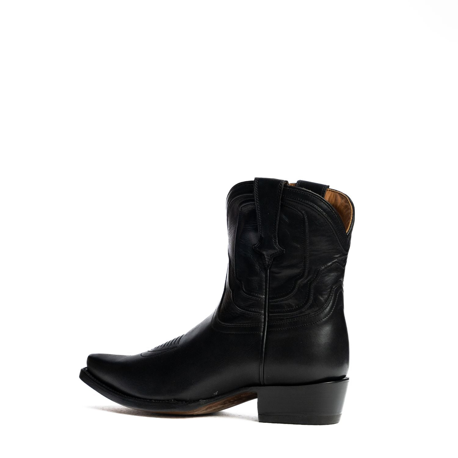 The Thistle | Women's Bootie | Natural Grain Calfskin Leather | Obsidian