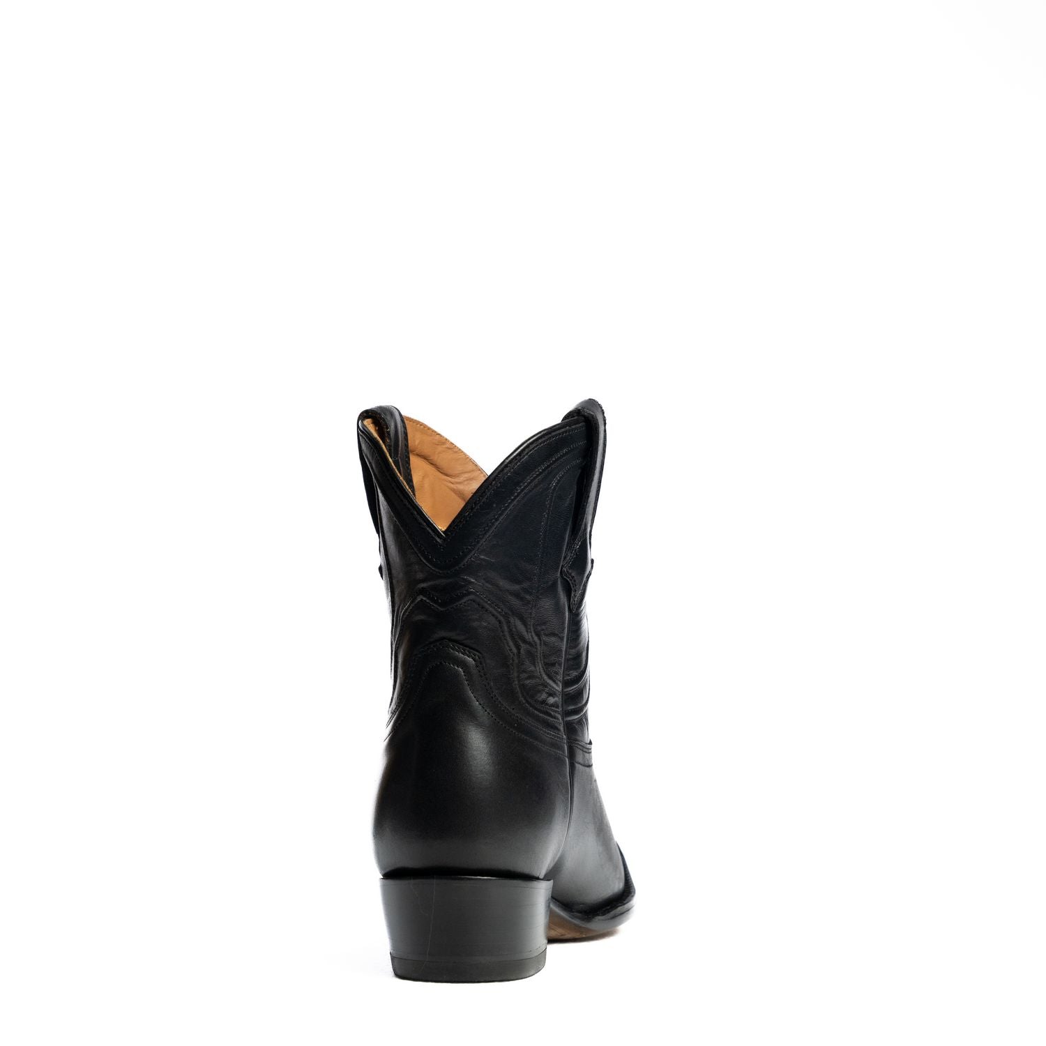 The Thistle | Women's Bootie | Natural Grain Calfskin Leather | Obsidian