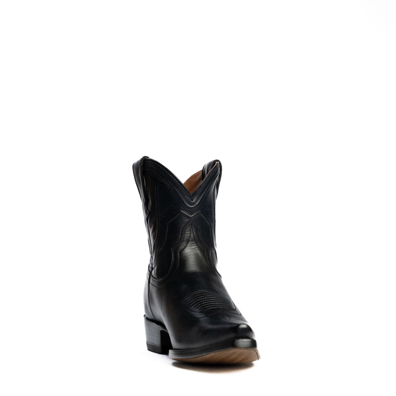 The Thistle | Women's Bootie | Natural Grain Calfskin Leather | Obsidian